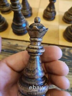 Hand Made Stunning Wooden Chess Set, Only One Made