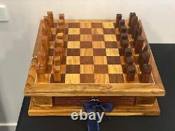 Hand Made Wooden Chessboard Made To Order