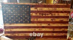 Hand Made Wooden Flag