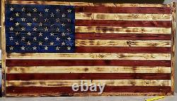 Hand Made Wooden Flag