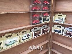 Hand made Wooden Swapmeet Toyfair display cabinets + shelves Minichamps Lledo