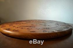 Hand made wooden witches seance / ouija table top