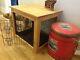Handcrafted Solid Oak Dog Cages crates. Coffee side end table. Wooden crate