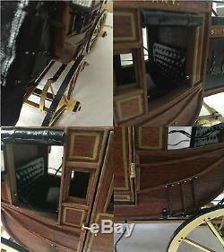 Handmade 110 wooden museum quality model 1848 Stage Coach Artesania Latina kit