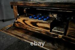 Handmade Arcade Machine Coffee Table. 32 TV 7000 games Wooden Retro Buttons