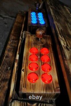 Handmade Arcade Machine Coffee Table. 32 TV 7000 games Wooden Retro Buttons