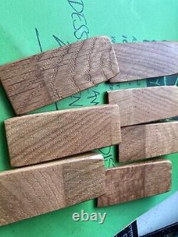 Handmade Hardwood Wooden Door Stop/Wedge, 100x40x20mm Oak OUT OF STOCK