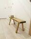 Handmade Rustic Wooden Bench, Seat, Rustic Decor, Rustic Table, Milking Stool