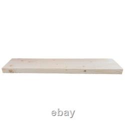 Handmade Untreated Floating Wooden Shelves With Fixings. Custom Sizes
