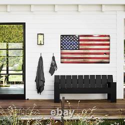 Handmade Wooden American Flag, Rustic USA Flag Décor, Patriotic Decorations for