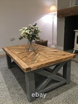 Handmade Wooden Coffee Table / Distressed Painted All Sizes Made / Colours