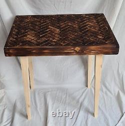 Handmade Wooden Occasional Side Table
