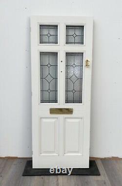Handmade-bespoke Wooden Front Entrance Door-timber Windows-black-leaded Glass