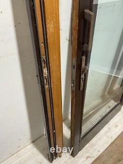 Handmade-bespoke Wooden Sliding Patio Doors-timber-brown-external-exterior-used