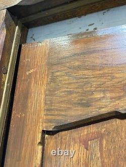 Handmade-bespoke-wooden Front Entrance Door-hardwood-solid Oak-porthole-external