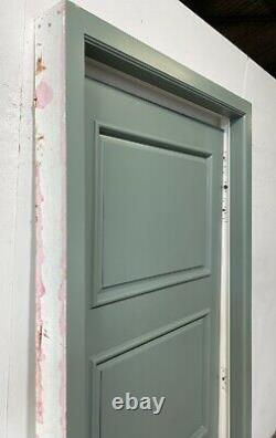 Handmade-bespoke-wooden Front Entrance Door-hardwood-tall-banham-solid Oak-1930s