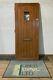 Handmade-bespoke-wooden Front Entrance Door-pine-1930's-external-porthole-timber