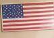 Handmade wooden american flag 10.5 X18.5