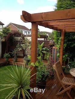 Handmade wooden garden Pergola structure 10ft X 10ft or made to measure