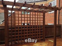 Handmade wooden garden Pergola structure 10ft X 10ft or made to measure