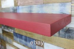 Handpainted ANY Farrow & Ball Colour Floating Shelf Shelves Solid Wood Wooden