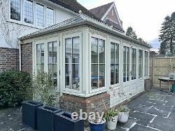 Hardwood Bespoke Handmade Orangery-conservatory-wooden-room-lantern-garden Room