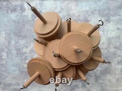 Heidifeathers Wooden Drop Spindles Or Spindle 10 or 20 Spindles Bulk
