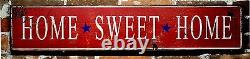 Home Sweet Home Wood Sign- Rustic Hand Made Vintage Wooden Sign