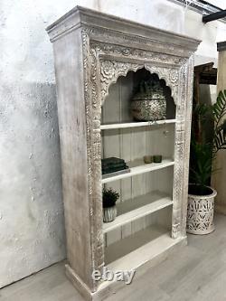 Indian Arch wooden stand alone bookcase