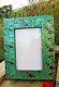 Indian Hand Carved Made Wooden Recycled Circuit Board Photo Frame 4 x 6