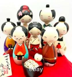 Kokeshi Nativity Christ Doll Wooden Holiday Traditional Crafts Handmade Japan 1