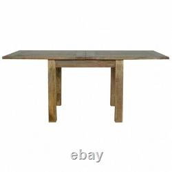 Large Extending Dining Wooden Table / 90cm x 90cm to 90cm x 180cm / 4-6 Seater
