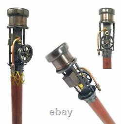 Lot of 7 Brass Wooden Walking Stick/Cane Working Stylle Genuine Cane Gift