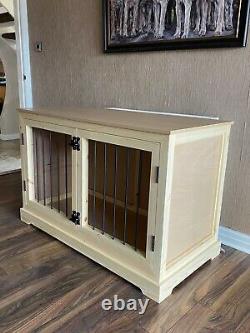Luxury Bespoke Wooden Dog Crate (Handmade To Your Specific Size)