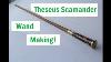 Making Theseus Scamander S Wand From Fantastic Beasts Hand Made Wooden Wand Making