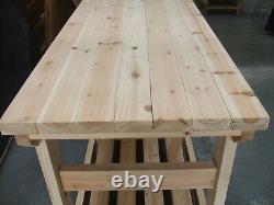 New hand made 6FT solid heavy duty, wooden work bench