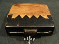 Novelty Vintage Hand Made High Quality Indonesian Man's Wooden Tobacco Box