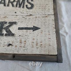 OOAK Hand Painted Wooden Sign RECLAIMED BARN WOOD Primitive/Rustic/Farmhouse