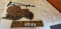 Old Fashion Sleigh Rides, Chirstmas farm cabin Rustic Primitive wood Sign USA