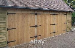 Pair of Barn, Cart Lodge Side Hung Hand Made Timber/ Wooden Doors