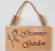 Personalised Oak House Number Name Sign Carved Wooden Plaque 300x170x20mm