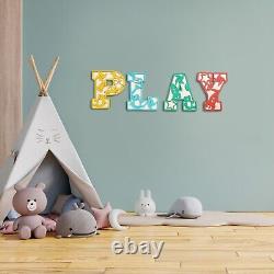Personalised Painted Wooden Name Sign Wall Hanging Letters Nursery Decor