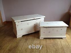 Personalised Toy Box Chest Handmade Wooden / Pine children