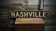 Personalized City Name Wood Sign Rustic Hand Made Vintage Wooden