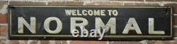 Personalized City & State Sign Rustic Hand Made Vintage Wooden Sign