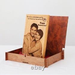 Personalized Wooden Gift, Wood carving picture, Custom photo engraving plaque