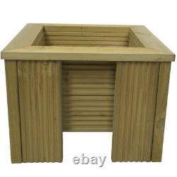 Premium Decking Wooden Garden Planter Wood Trough Handmade Plant Box