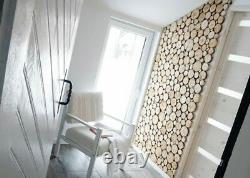 REAL WOOD TILE Logs slices, Wood Panels, Wooden Panelling, cladding, Wood Panel