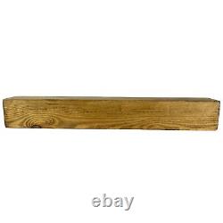 Reclaimed Wooden Mantle Beam 9.5cm X 9.5cm Handmade Solid Wood Pine Timber