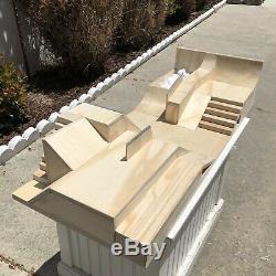 Reed Ramps Handmade Wooden Fingerboard Ramp Obstacle Ramp Spine